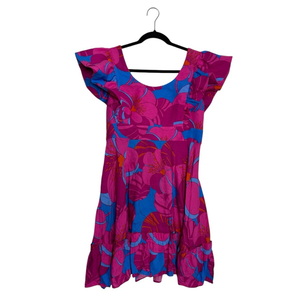 TUCKERNUCK X CAMERAN EUBANKS WIMBERLY Wild Azalea Edisto Dress Small - Picture 5 of 12